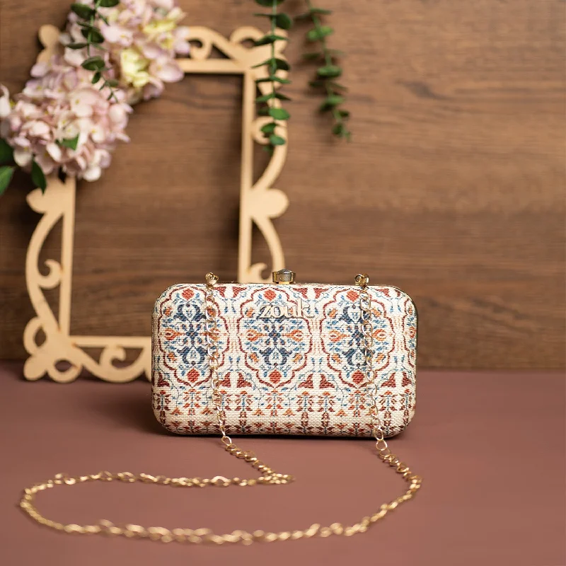 Agra Floral Clutch