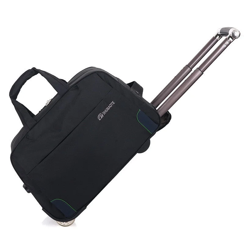 Trolley Travel Bag Hand Luggage Rolling Duffle Bags Waterproof Oxford Suitcase Wheels Carry On