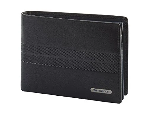 Spectrolite SLG - Billfold for 7 Creditcards, 2 Compartments Credit Card Case, 13 cm, 0 liters, Black (Black/Night Blue)