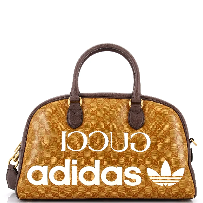 x adidas Duffle Bag GG Coated Canvas Medium