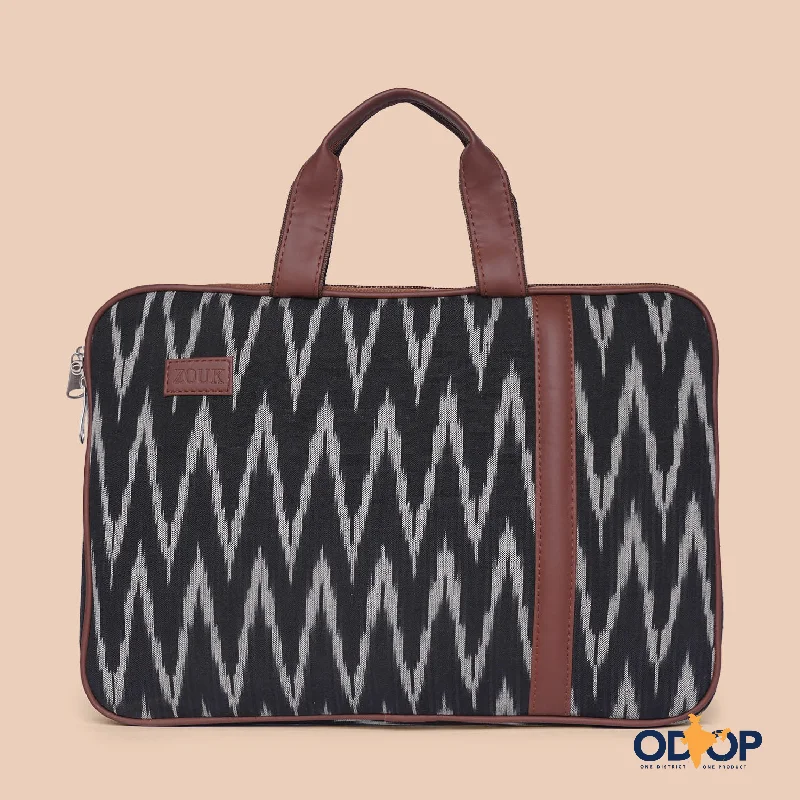 Ikat Wave Sleek Laptop Sleeve